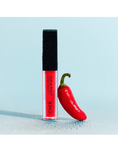 BRILLO LABIAL CHER HYALURONIC LIP GLOSS T01 RED  