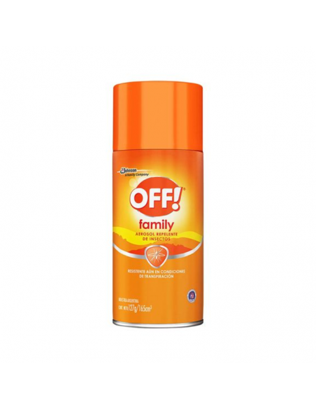 INSECTICIDAS OFF family aerosol con tapa 165 cc