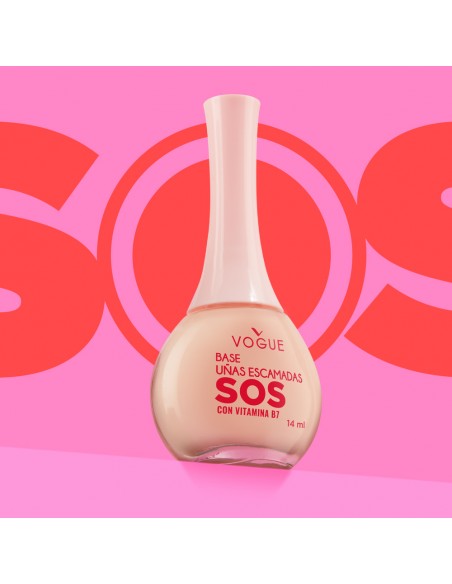ESMALTES VOGUE EFECTO GEL BASE SOS EXP NUDE  