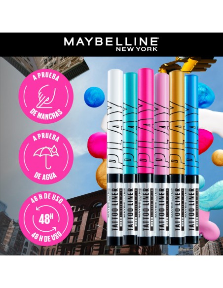 DELINEADOR P/OJOS MAYBELLINE TATTOO LINER PLAY SHAKE  