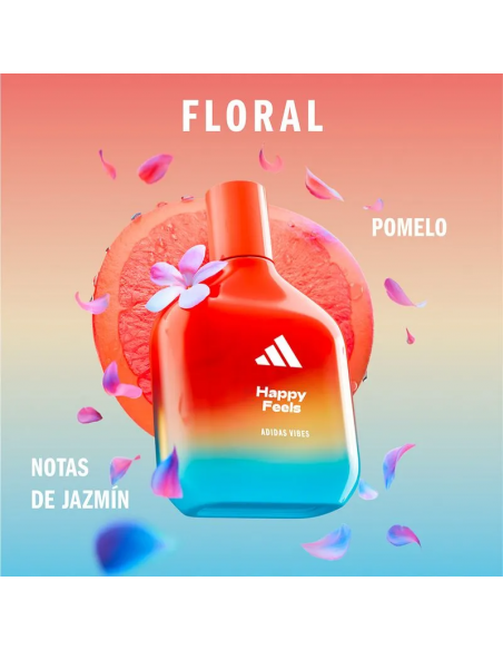 COLONIAS/PERFUMES/LOCIONES ADIDAS VIBES HAPPY FEELS EDP 100 cc