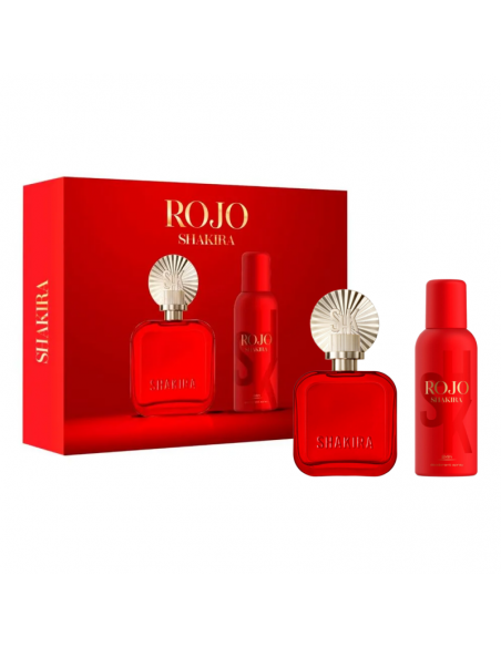 SET DE PERFUME SHAKIRA ROJO EDT + DEO 150CC 80 cc