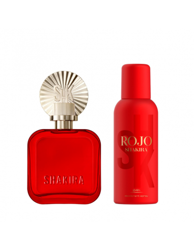 SET DE PERFUME SHAKIRA ROJO EDT + DEO 150CC 80 CC