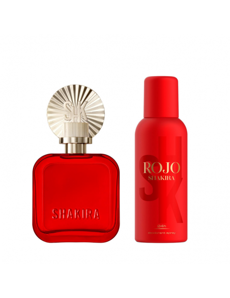 SET DE PERFUME SHAKIRA ROJO EDT + DEO 150CC 80 cc