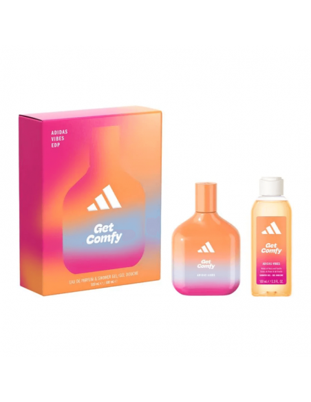 SET DE PERFUME ADIDAS VIBES GET COMFY EDP+SHOW.GEL 100 cc