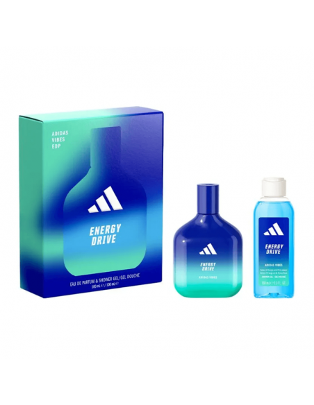 SET DE PERFUME ADIDAS VIBES ENERGY DRIVE EDP+SHOW.GEL 100 cc