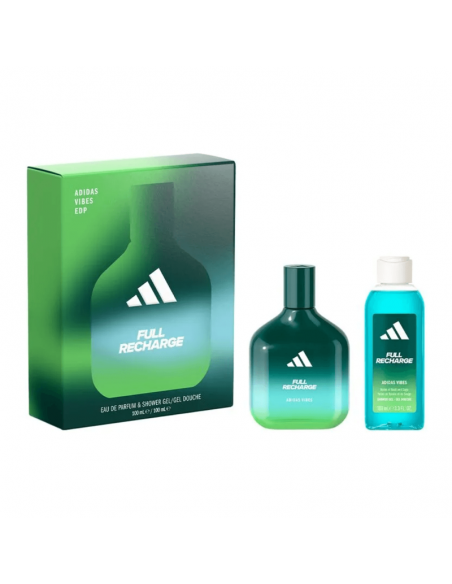 SET DE PERFUME ADIDAS VIBES FULL RECHARGE EDP+SHOW.GEL 100 cc