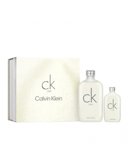 SET DE PERFUME CALVIN KLEIN ONE EDT X200CC + EDT X50CC COFRE  
