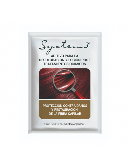 CREMA DE TRATAMIENTO SYSTEM 3 ADITIVO P/DECOLOR+LOCION POST TRAT. 10 cc
