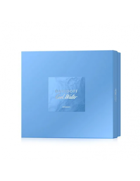 SET DE PERFUME DAVIDOFF COOLWATER EDT+B.LOT 75+SOW.GEL 75 100 cc