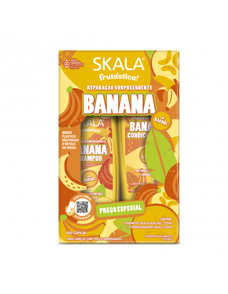 KIT CAPILAR SKALA EXPERT SH+ACOND BANANA 325 cc