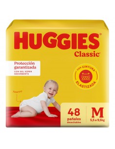 PAÑALES HUGGIES CLASSIC JUMBO MED 44UN