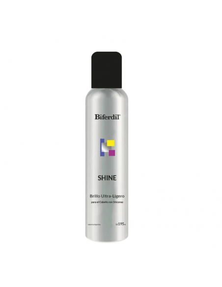FIJADORES PARA CABELLO BIFERDIL SPRAY SHINE ULTRA LIGERO C/SILICONA 195 cc