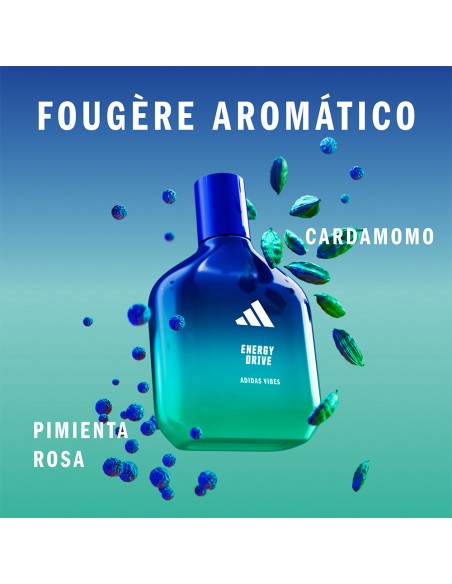 SET DE PERFUME ADIDAS VIBES ENERGY DRIVE EDP+SHOW.GEL 100 cc