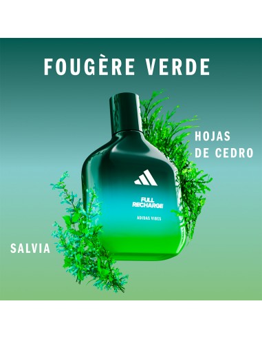 SET DE PERFUME ADIDAS VIBES FULL RECHARGE EDP+SHOW.GEL 100 CC