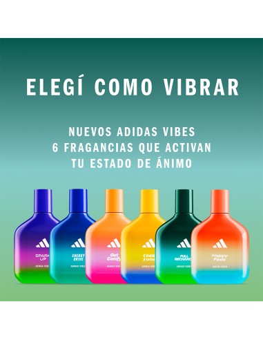 SET DE PERFUME ADIDAS VIBES FULL RECHARGE EDP+SHOW.GEL 100 CC