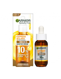 CREMA PARA ROSTRO GARNIER SERUM VITAMINA C EXPRE ACLARA NOCHE 30 cc