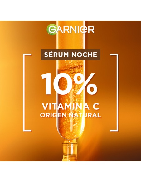 CREMA PARA ROSTRO GARNIER SERUM VITAMINA C EXPRE ACLARA NOCHE 30 cc