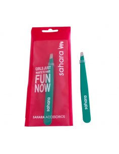 PINZAS DE DEPILAR SAHARA green colour 2 1 un