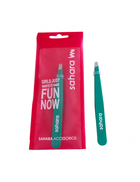 PINZAS DE DEPILAR SAHARA green colour 2 1 un
