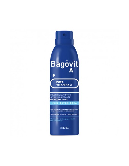CREMA PARA CUERPO BAGOVIT SPRAY EMUL PIEL EXTRA SECA 170 cc
