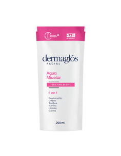 CREMA PARA ROSTRO DERMAGLOS AGUA MICELAR REFILL 200 cc