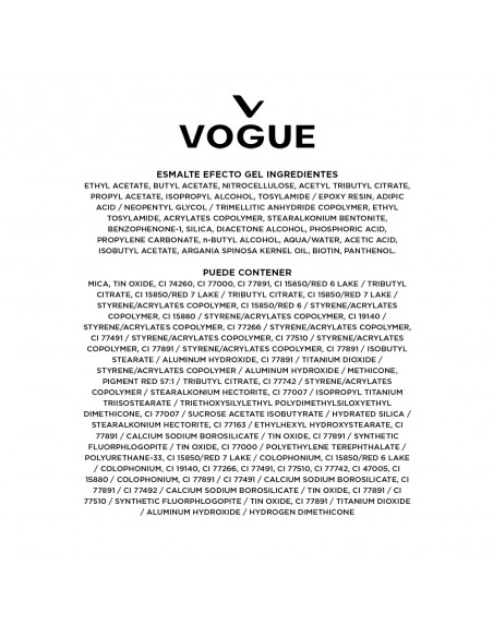ESMALTES VOGUE EFECTO GEL COMPROMISO  