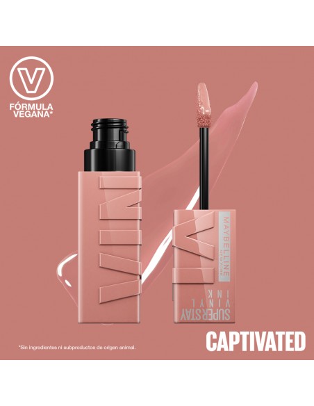 LABIALES MAYBELLINE SUPER STAY VINYL INK CAPTIVATED  