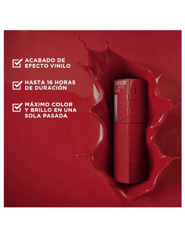 LABIALES MAYBELLINE SUPER STAY VINYL INK CAPTIVATED  
