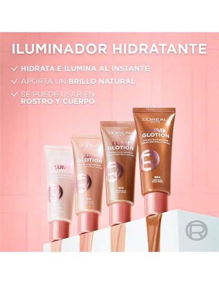 ILUMINADOR LOREAL LUMI GLOTION 902 LICGHT GLOW  