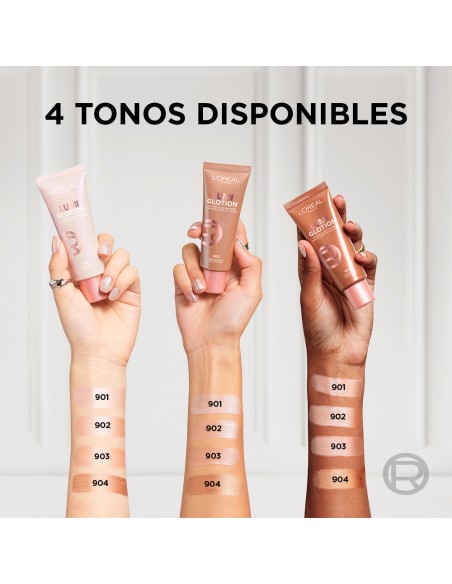 ILUMINADOR LOREAL LUMI GLOTION 902 LICGHT GLOW  