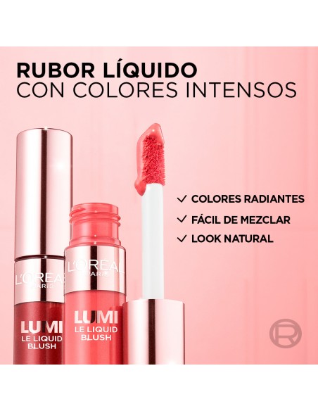 RUBOR LOREAL LIQ LUMI ROUGE PARIS 