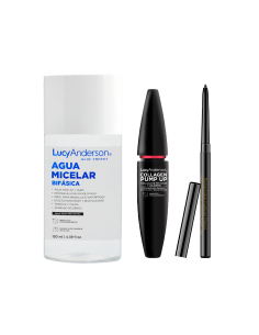 SET DE COSMETICA LUCY ANDERSON MAKE UP AGUA MIC+DELIN RET+MASC  