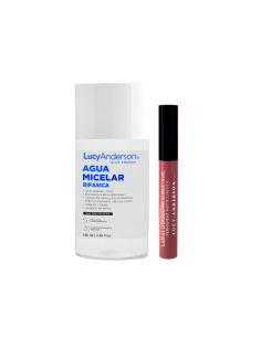 SET DE COSMETICA LUCY ANDERSON MAKE UP AGUA MICELAR+LABIAL INF 204  