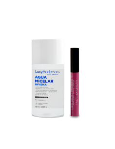 SET DE COSMETICA LUCY ANDERSON MAKE UP AGUA MICELAR+LABIAL INF 202  
