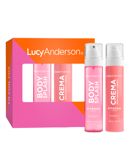 SET DE PERFUME LUCY ANDERSON BODY SPLASH+CR MANOS-CORPORAL 100 cc