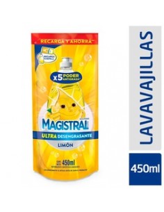 DETERGENTES MAGISTRAL ultra limon doy pack 450 cc