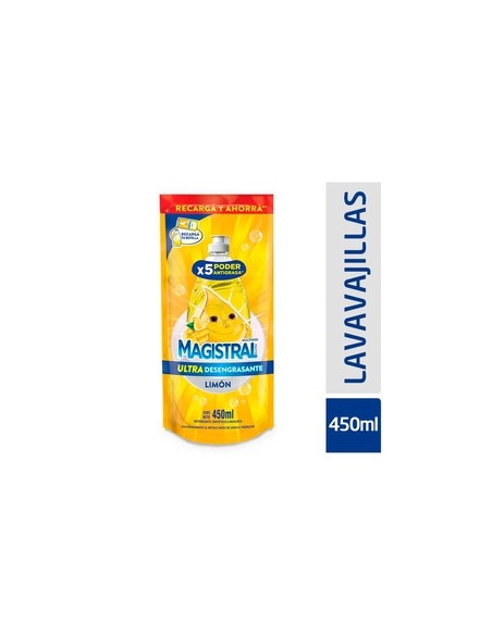 DETERGENTES MAGISTRAL ULTRA LIMON DOY PACK 450 CC