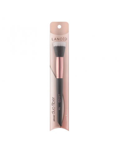 PINCELES Y BROCHAS LANOSSI DE MAQUILLAJE FIBRA DUO F08  