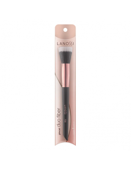PINCELES Y BROCHAS LANOSSI DE MAQUILLAJE FIBRA DUO F08  
