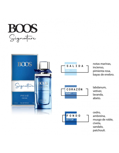 COLONIAS/PERFUMES/LOCIONES BOOS EDP SIGNATURE PRIVE 100 cc