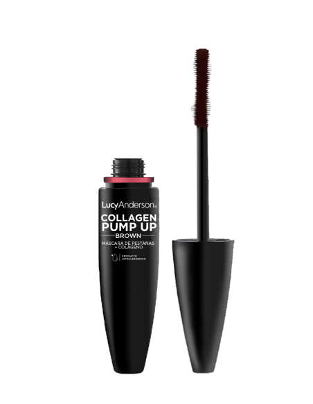 MASCARA PARA PESTAÑAS LUCY ANDERSON COLLAGEN PUMP UP BROWN 02  