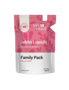 JABONES DE TOCADOR TAN NATURAL LIQ. HIDRATACION PROFUNDA DOYPACK 220 cc