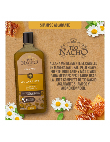 SHAMPOO TIO NACHO ACLARANTE 415 CC