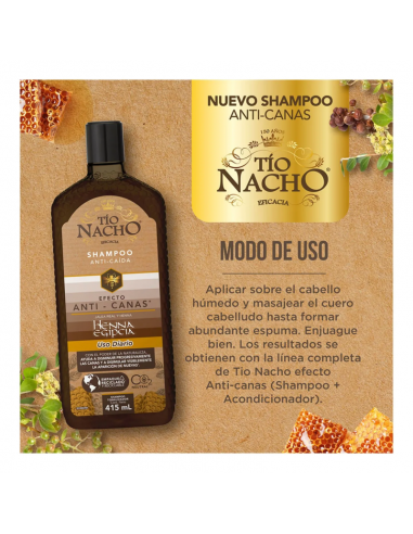 SHAMPOO TIO NACHO ANTICANAS 415 CC