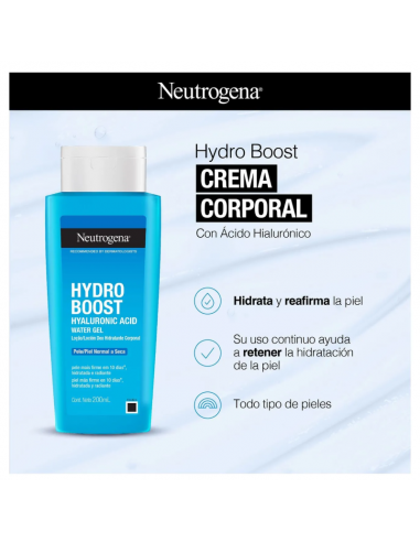 CREMA PARA CUERPO NEUTROGENA GEL HIDROBOOST 200 CC