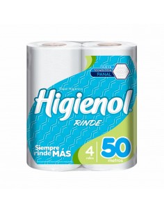 PAPEL HIG HIGIENOL RINDE SH 50MT 4UN