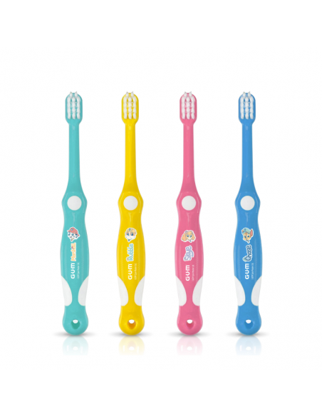 CEPILLOS DE DIENTES GUM PAW PATROL BEBE  