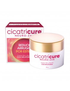 CREMA PARA ROSTRO CICATRICURE NEURO-ZEN DIA-NOCHE C/MELATONINA 50 gr