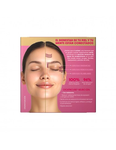 CREMA PARA ROSTRO CICATRICURE NEURO-ZEN DIA-NOCHE C/MELATONINA 50 GR
